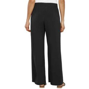 Three Dots Pull On Pant in Black Large